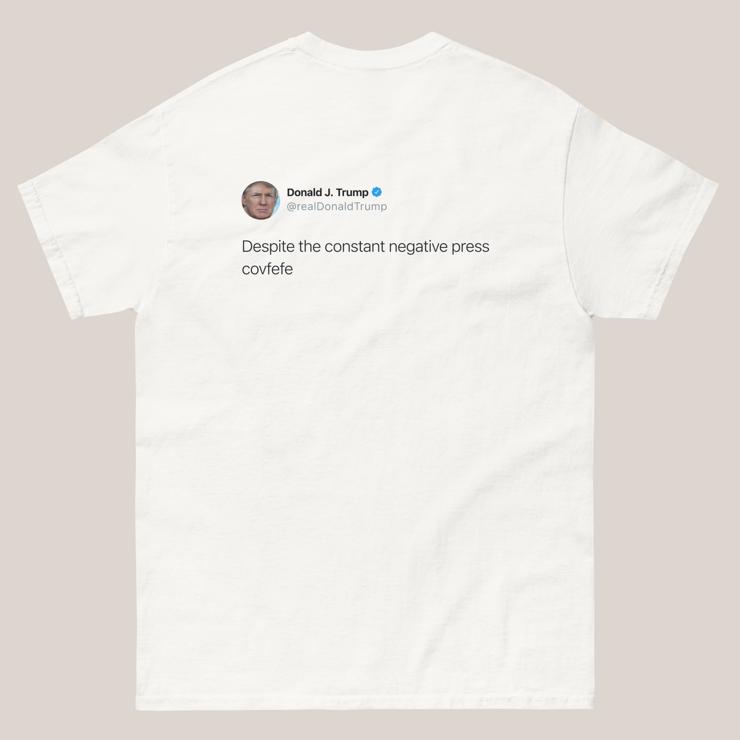 Covfefe Tweet Shirt (Men's Classic Tee)